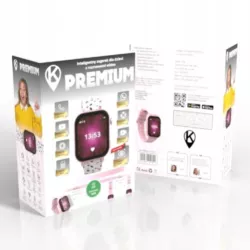 SMARTWATCH PREMIUM DLA DZIEWCZYNKI RÓŻOWY Z KARTĄ SIM