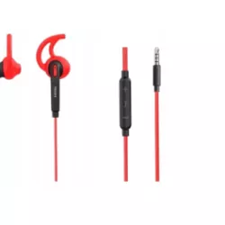 SŁUCHAWKI DOUSZNE SPORTOWE PHILIPS 1000 SERIES CZERWONO CZARNE