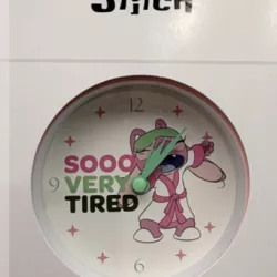 BUDZIK STITCH RÓŻOWY