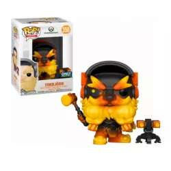 FUNKO POP! VINYL: OVERWATCH - TORBJORN (W/ TURRET) (MOLTEN CORE SKIN)