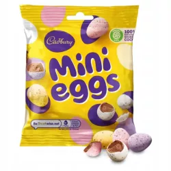 CZEKOLADOWE JAJECZKA CADBURY MINI EGGS 74G 31/07/2027